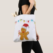 Cute Christmas Gingerbread Man Tote Bag Tasche (Von Nahem)