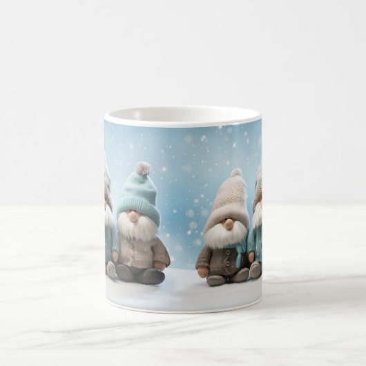 Cute Christmas Gnome Mug Kaffeetasse (Mittel)