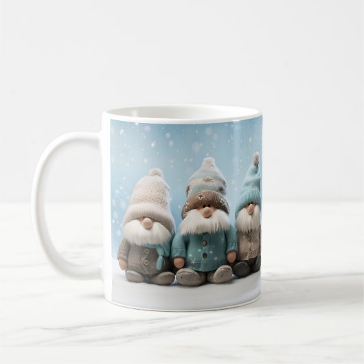 Cute Christmas Gnome Mug Kaffeetasse (Links)