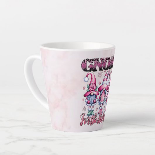 Cute Christmas Gnome Mug Milchtasse (Linke Ecke)