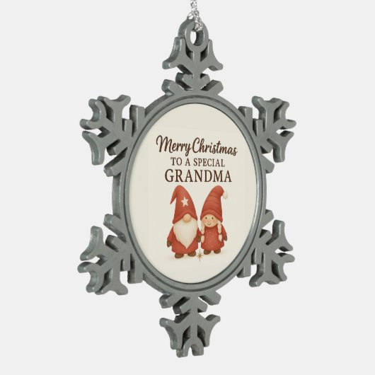 Cute Christmas Gnome Ornament for Grandma (Links)