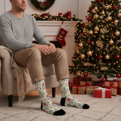 Cute Christmas Gnome Pattern Socks Socken