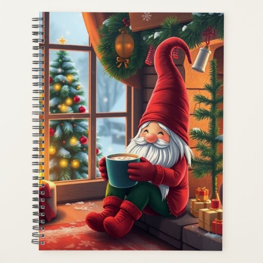Cute Christmas gnome Planer (Vorderseite)
