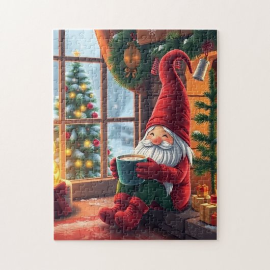 Cute Christmas gnome Puzzle (Vertikal)