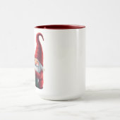 Cute Christmas gnome Tasse (Zentrum)