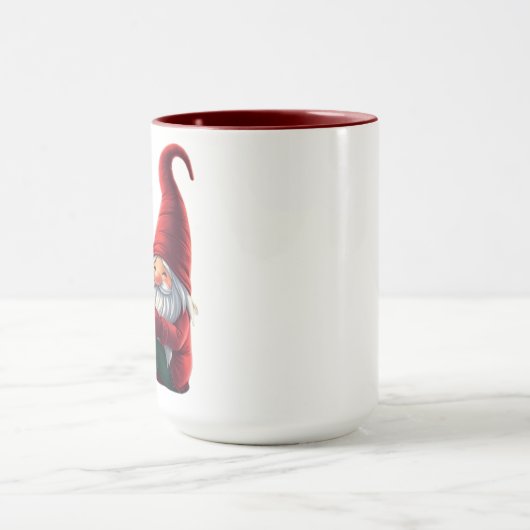 Cute Christmas gnome Tasse (Zentrum)