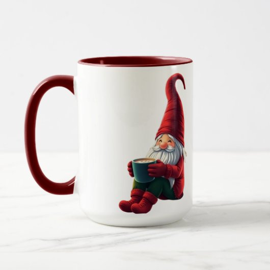 Cute Christmas gnome Tasse (Links)