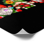 Cute Christmas Gnomes  Poster (Ecke)