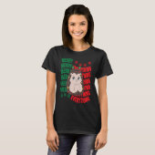 Cute Christmas hedgehog T-Shirt (Vorne ganz)