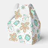 Cute Christmas Holiday Xmas Gingerbread Geschenkschachtel (Rückseite)