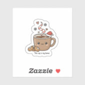 Cute Christmas Hot Cocoa Sticker  (Blatt)
