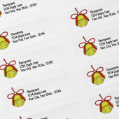 Cute Christmas Jingle Bell Return Address