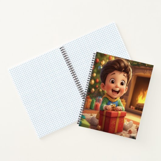 Cute Christmas Kid Gift Notebook Notizblock (Innenseite)