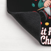 Cute Christmas Knitting Gnome Yarn Xmas For Men Wo Mousepad (Ecke)