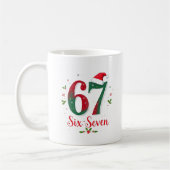 Cute Christmas Meme Six Seven 67 6 7 Holiday Kaffeetasse (Links)