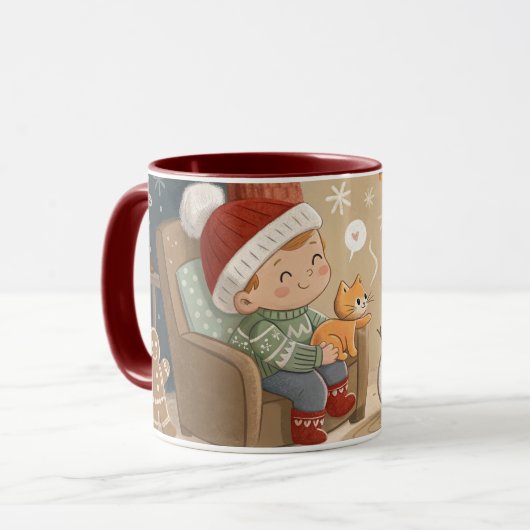 cute christmas mug tasse (Vorderseite Links)