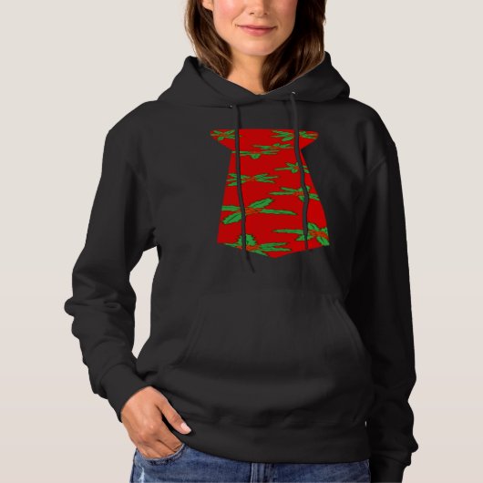 Cute Christmas Neck Tie  Xmas Hoodie (Vorderseite)