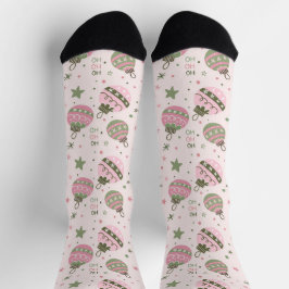 Cute Christmas Ornament Socks Socken