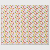 Cute Christmas Ornaments Geschenkpapier (Flach)