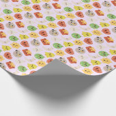 Cute Christmas Ornaments Geschenkpapier (Ecke)