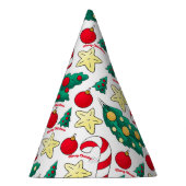 Cute Christmas Pattern Party Hat Partyhütchen (Rechts)