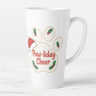 Cute Christmas Pet Paw Milchtasse