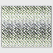 Cute Christmas Pickup Trucks Trees Retro Xmas Gift Geschenkpapier (Flach)