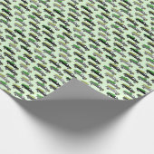 Cute Christmas Pickup Trucks Trees Retro Xmas Gift Geschenkpapier (Ecke)