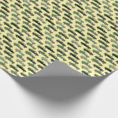 Cute Christmas Pickup Trucks Trees Retro Xmas Gift Geschenkpapier (Ecke)