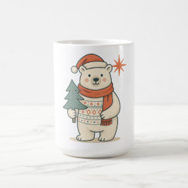 Cute Christmas Polar Bear Scandinavian Winter Kaffeetasse