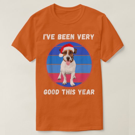 Cute Christmas Puppy Dog I've Been Good This Year T-Shirt (Design vorne)