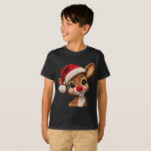 Cute Christmas Reindeer Crocheting Funny Gift Men, T-Shirt (Vorne ganz)
