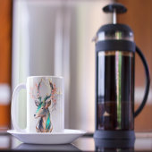 Cute Christmas Reindeer GazelleCoffee Mug  Tasse