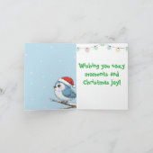 Cute Christmas Reindeer Karte (Innenseite)