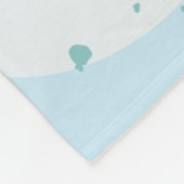 Cute Christmas Reindeer Kids Blanket Fleecedecke (Ecke)