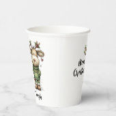 Cute christmas reindeers pappbecher (Rechts)