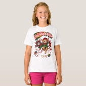 Cute Christmas Santa Elf Cats–Perfect Holiday Gift T-Shirt (Vorne ganz)