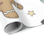 Cute Christmas Seamless Pattern Wrapping Paper – G Geschenkpapier (Rolleneckpunkt)