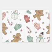 Cute Christmas Seamless Pattern Wrapping Paper – G Geschenkpapier Set (Vorderseite 2)