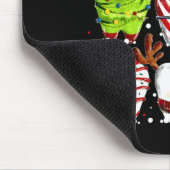 Cute Christmas Teeth Funny Christmas Dentist Denta Mousepad (Ecke)