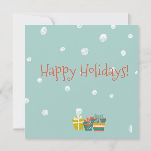 Cute Christmas Tree | Christmas Party Einladung (Rückseite)