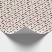 Cute Christmas Tree Pattern - Wrapping Paper Roll Geschenkpapier (Ecke)