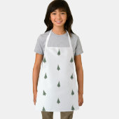 Cute Christmas Trees Pattern Apron Schürze (Insitu)