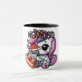 Cute Christmas Unicorn Mug – “Navidad” Holiday Cof Tasse (Zentrum)