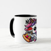 Cute Christmas Unicorn Mug – “Navidad” Holiday Cof Tasse (Vorderseite Links)