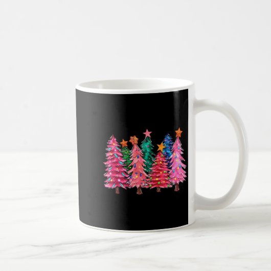 Cute Christmas With Nk Trees Xmas Costume Womens G Kaffeetasse (Rechts)