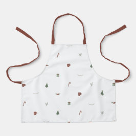 Cute Christmassy Christmas Pattern Apron Schürze