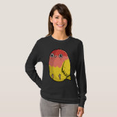 Cute Chubby Lutino Lovebird  For Bird T-Shirt (Vorne ganz)