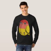 Cute Chubby Lutino Lovebird For Bird T-Shirt (Vorne ganz)