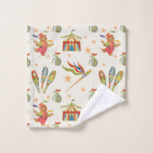 Cute Circus Bath Towel Set (Waschlappen)